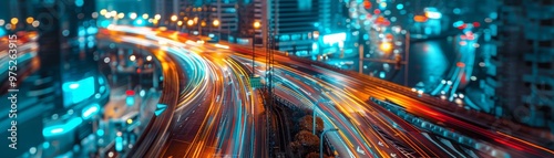 City Lights Long Exposure o...