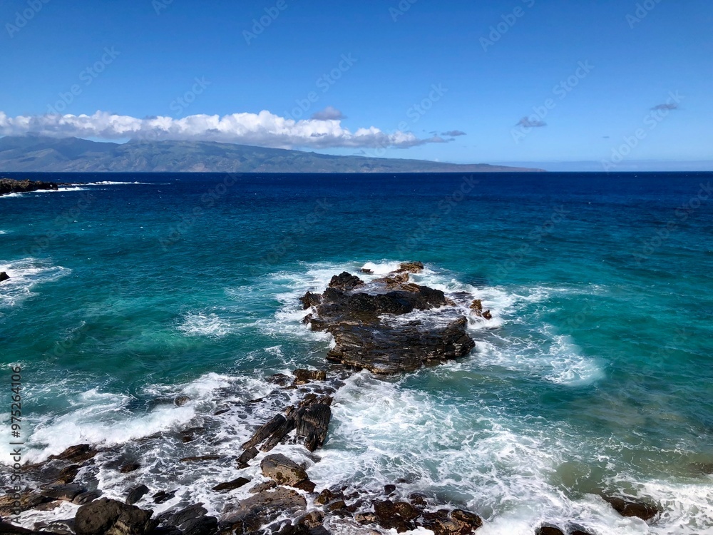 waves crashing on rocks hawaii waves crashing on rocks hawaii