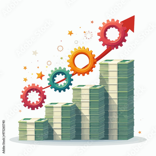 Growing Wealth: A Visual Metaphor for Financial Growth and Prosperity