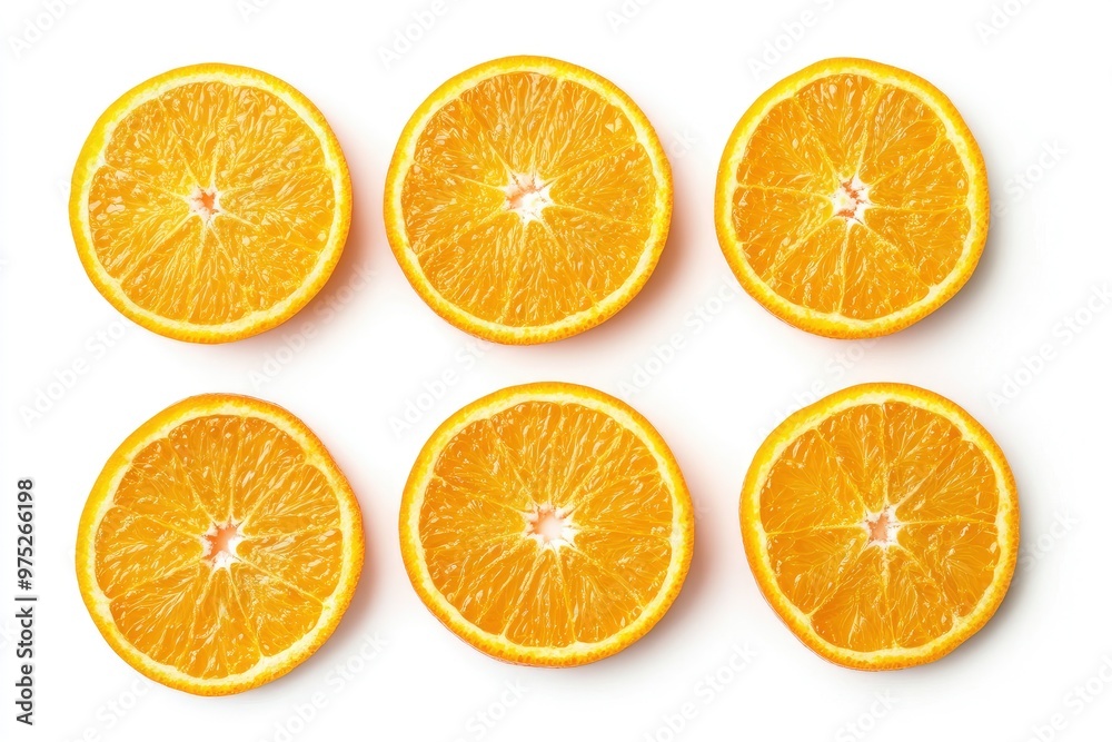 Orange slices. Fresh organic orange isolated on white background. Orange Collection, ai Orange slices. Fresh organic orange isolated on white background. Orange Collection, ai