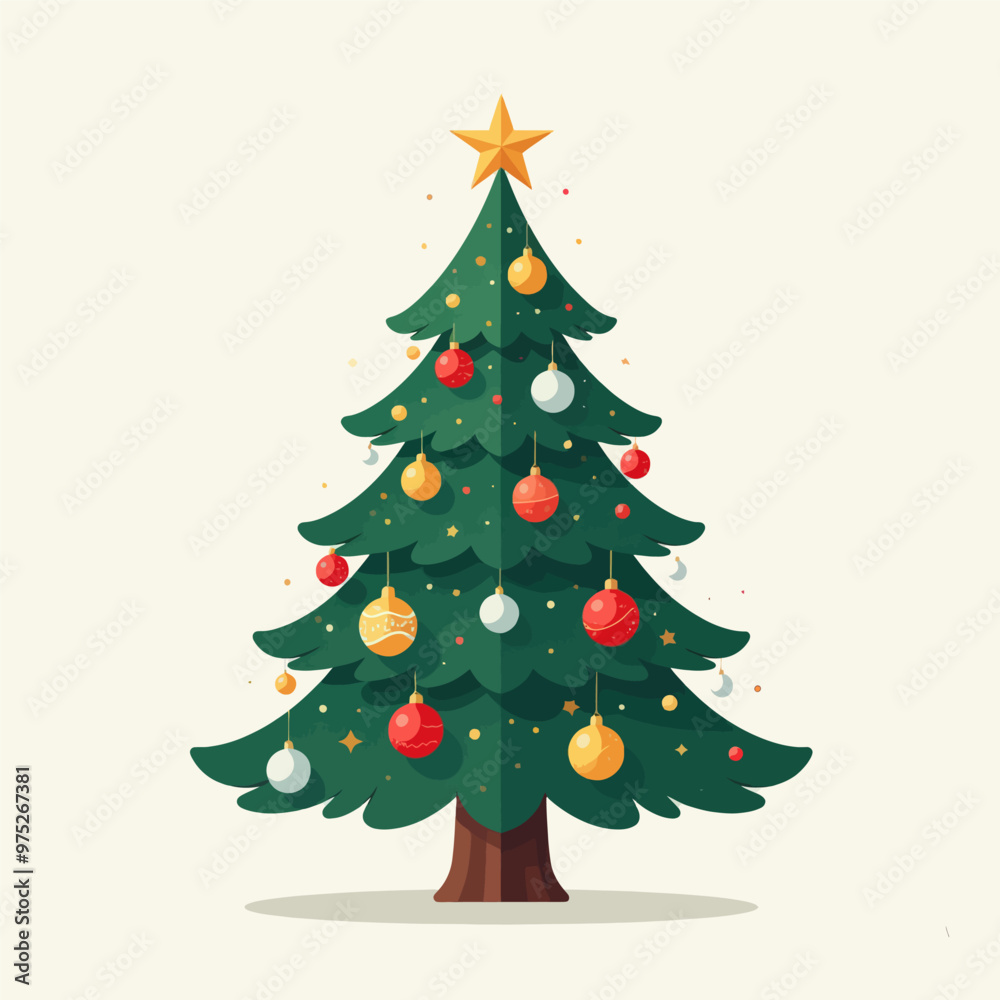 Christmas Tree with Ornaments