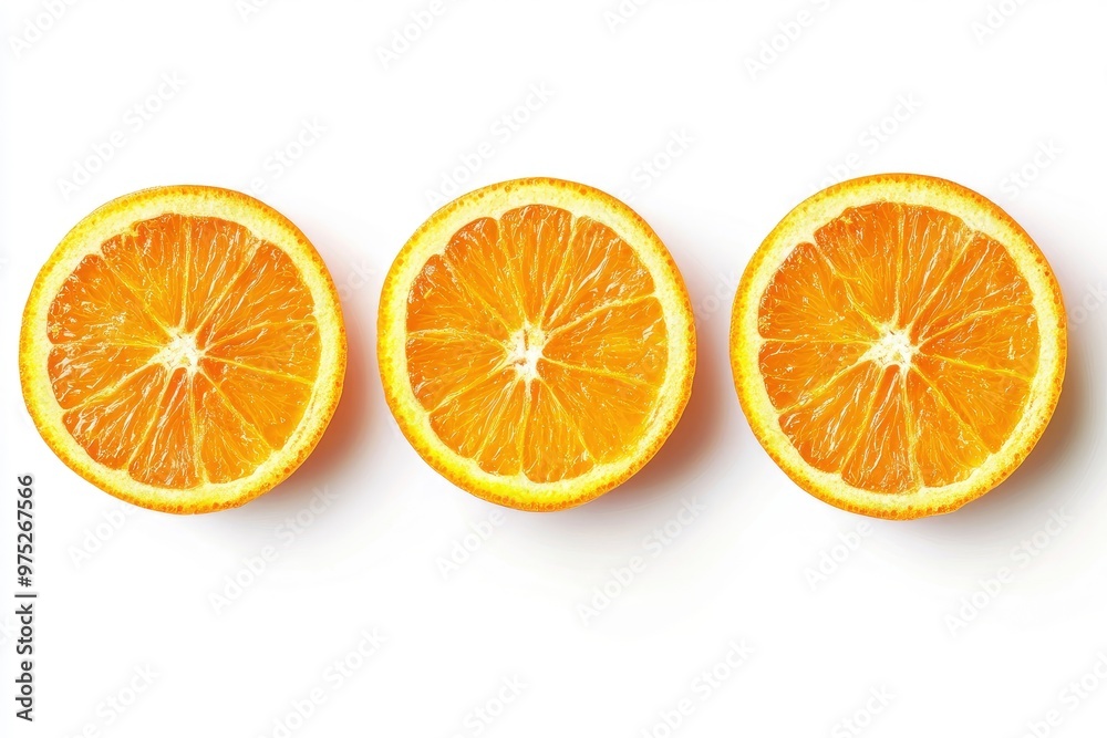 Orange slices. Fresh organic orange isolated on white background. Orange Collection, ai Orange slices. Fresh organic orange isolated on white background. Orange Collection, ai