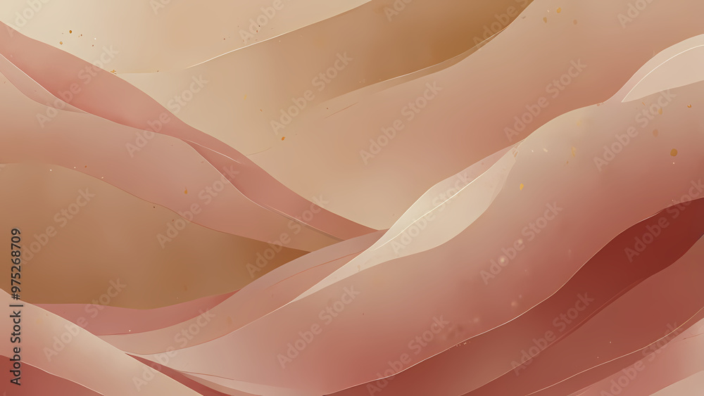 soothing abstract illustration with flowing gradients in warm beige, soft rose, and subtle gold soothing abstract illustration with flowing gradients in warm beige, soft rose, and subtle gold