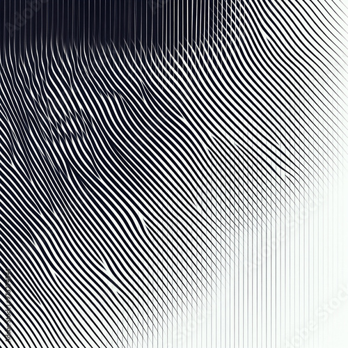 Wallpaper Mural black and white line pattern     Torontodigital.ca