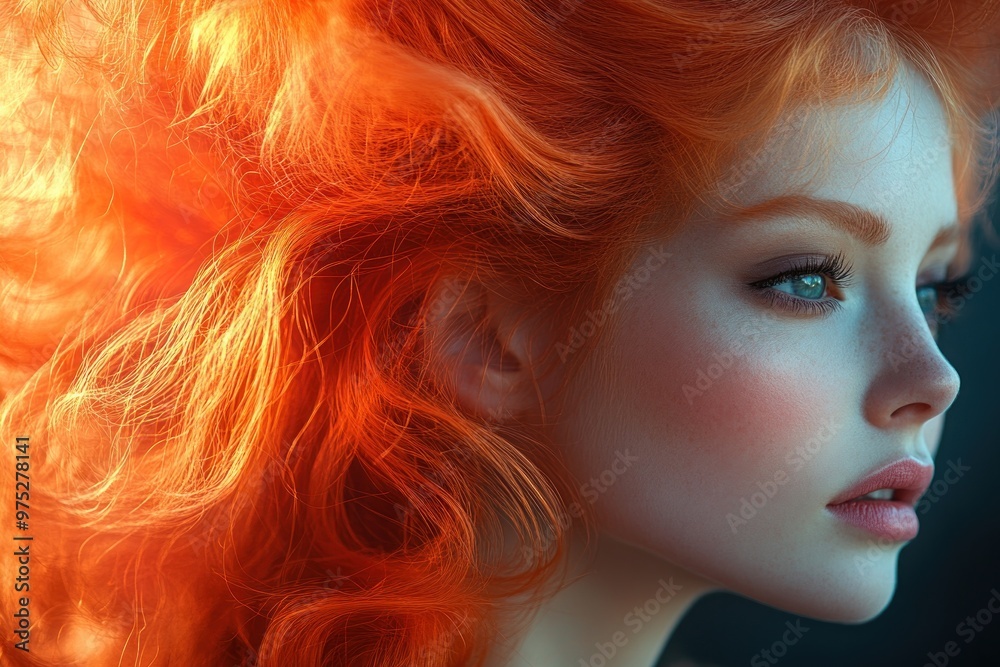 Fiery Redhead Portrait Fiery Redhead Portrait