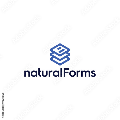 natural forms file document logo design