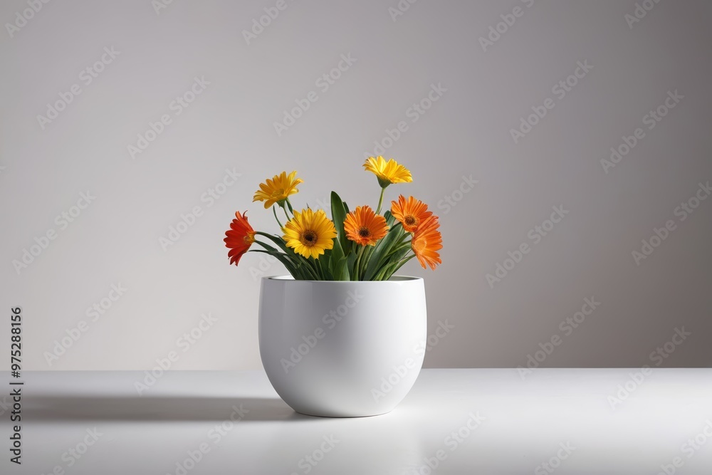 custom made wallpaper toronto digitala vase with flowers in it on a table                            