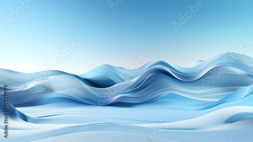 A modern and minimalistic background in soft pastel blue, with subtle gradients and abstract shapes floating gently, perfect for professional presentations, clean and calming design