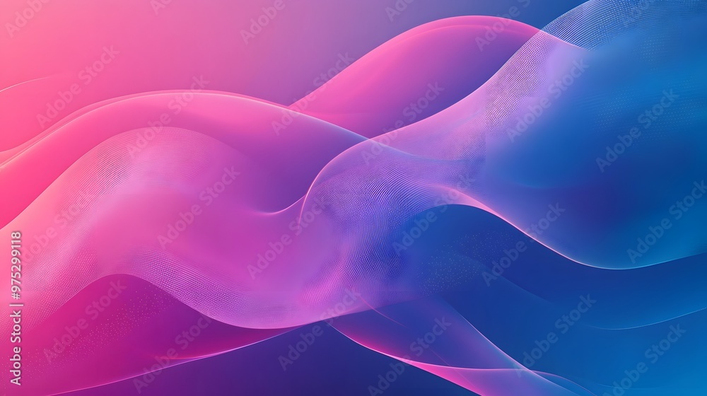 Fototapeta premium Soft gradient background with integrated subtle tech elements