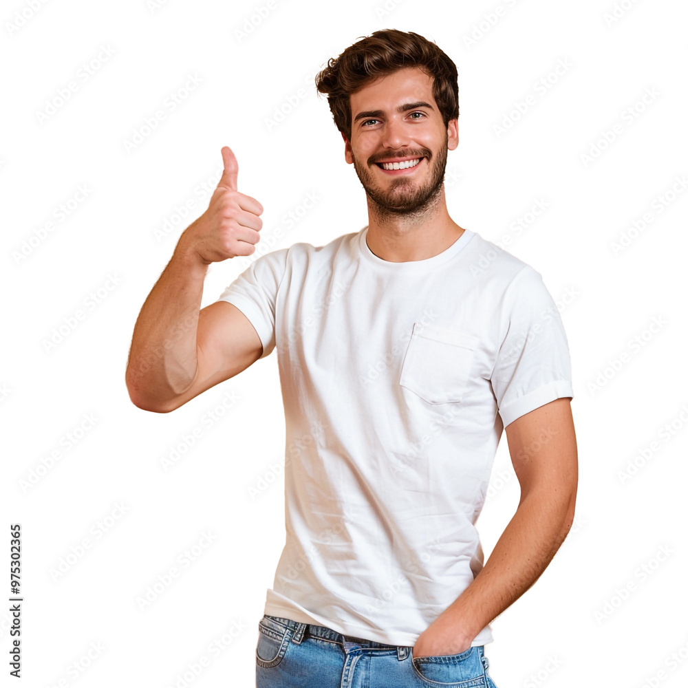 Man Giving Thumbs Up Man Giving Thumbs Up