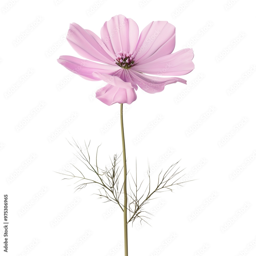 Pink Cosmos Flower Close Up Pink Cosmos Flower Close Up
