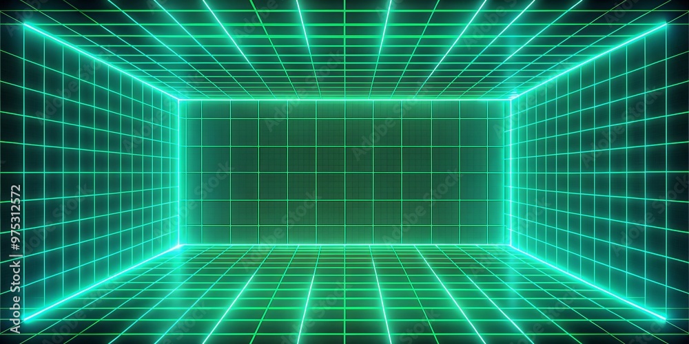 Transform your stream into a neon-lit cyberpunk dreamscape with our futuristic neon gridlines on a vibrant green Transform your stream into a neon-lit cyberpunk dreamscape with our futuristic neon gridlines on a vibrant green