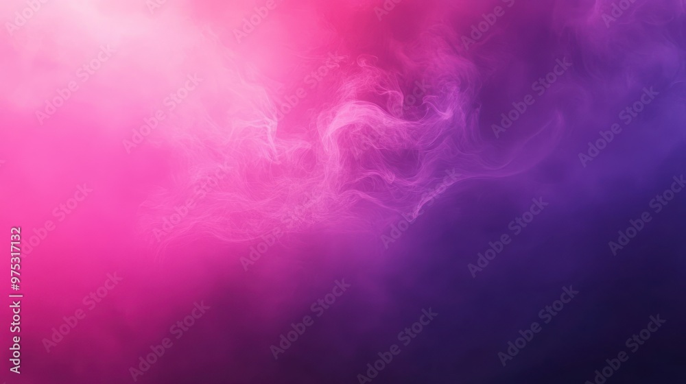 Abstract purple and pink smoke background with blurred light.