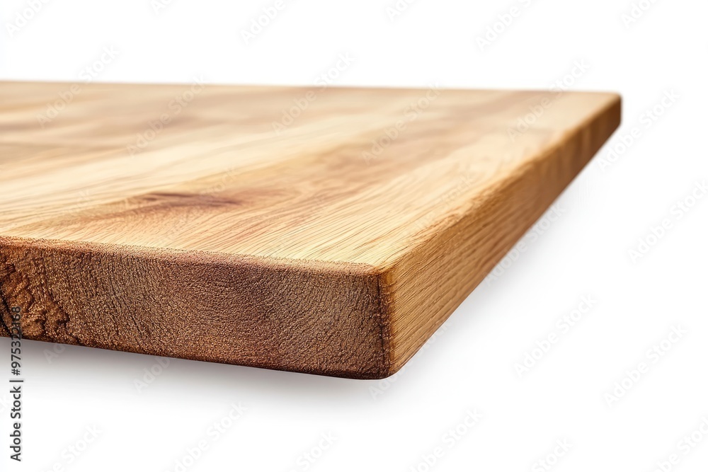 View of wood or wooden table top corner Isolated on white background , ai View of wood or wooden table top corner Isolated on white background , ai