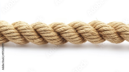 Ship rope isolated on white background