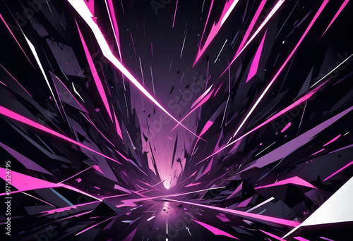 an abstract geometric background with stars