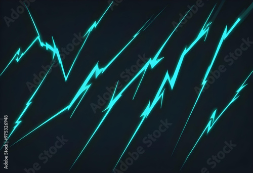Abstract geometric pattern lighning bold effect
