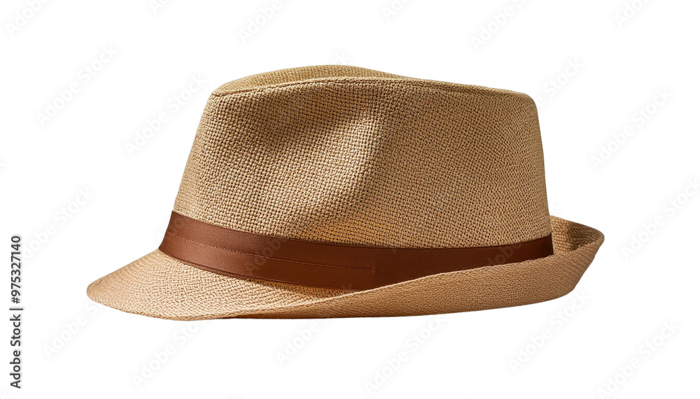 Stylish beige fedora hat with a brown band, perfect for enhancing any outfit or adding a vintage touch to your look. Stylish beige fedora hat with a brown band, perfect for enhancing any outfit or adding a vintage touch to your look.