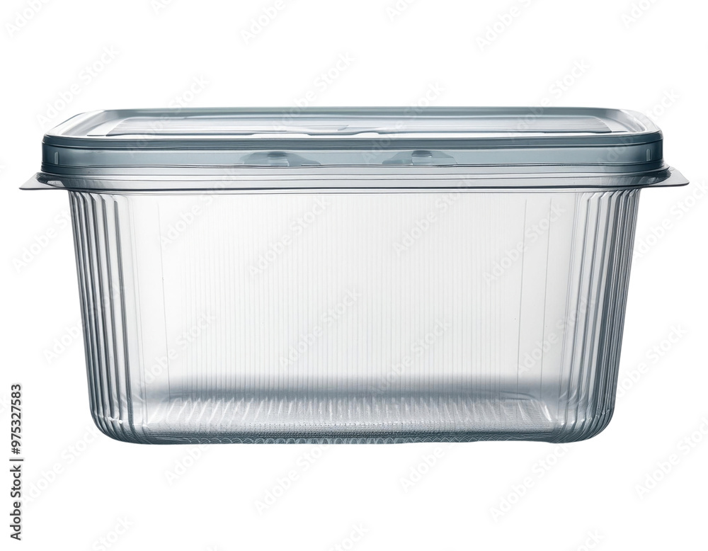 Transparent food storage container with a lid, ideal for organizing kitchen items and keeping food fresh. Transparent food storage container with a lid, ideal for organizing kitchen items and keeping food fresh.