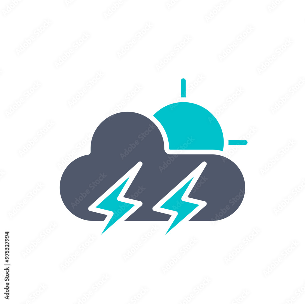 Fototapeta premium day hard lightning 