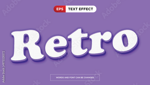 retro vintage Text Effect