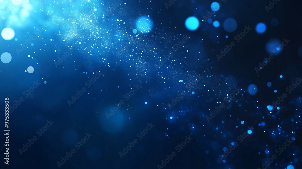 Obraz premium futuristic blue background for ads
