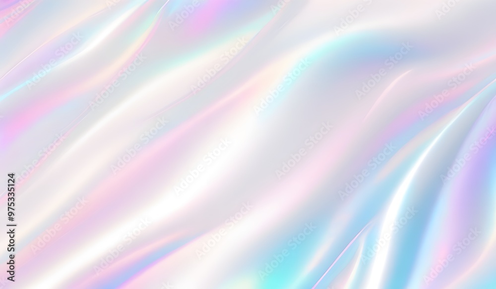 Holographic background seamless trendy iridescent light foil texture. Soft holographic pastel unicorn marble background pattern. Modern pearlescent blurry abstract swirl illustration.
Holographic background seamless trendy iridescent light foil texture. Soft holographic pastel unicorn marble background pattern. Modern pearlescent blurry abstract swirl illustration.