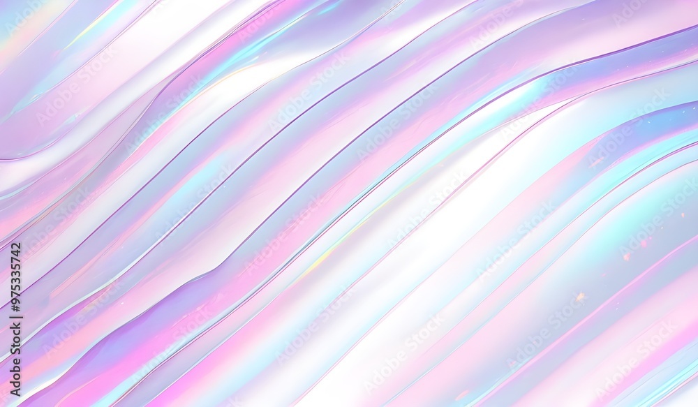 Holographic background seamless trendy iridescent light foil texture. Soft holographic pastel unicorn marble background pattern. Modern pearlescent blurry abstract swirl illustration.
Holographic background seamless trendy iridescent light foil texture. Soft holographic pastel unicorn marble background pattern. Modern pearlescent blurry abstract swirl illustration.