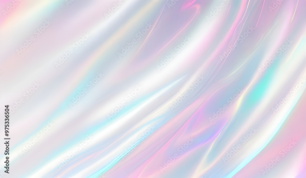 Holographic background seamless trendy iridescent light foil texture. Soft holographic pastel unicorn marble background pattern. Modern pearlescent blurry abstract swirl illustration.
Holographic background seamless trendy iridescent light foil texture. Soft holographic pastel unicorn marble background pattern. Modern pearlescent blurry abstract swirl illustration.
