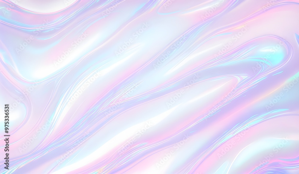 Holographic background seamless trendy iridescent light foil texture. Soft holographic pastel unicorn marble background pattern. Modern pearlescent blurry abstract swirl illustration.
Holographic background seamless trendy iridescent light foil texture. Soft holographic pastel unicorn marble background pattern. Modern pearlescent blurry abstract swirl illustration.