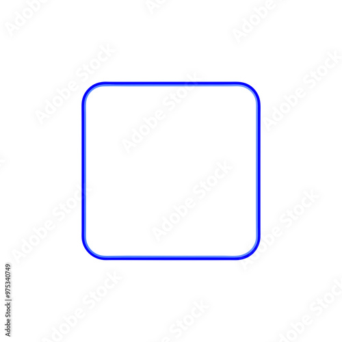 blue square isolated no bg