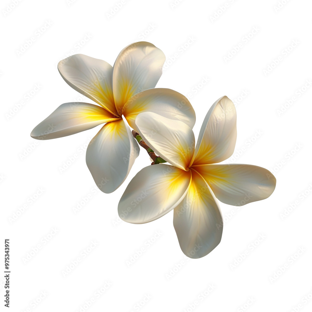 Delicate Frangipani Flowers Delicate Frangipani Flowers