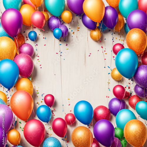 Birthday or anniversary celebration background 