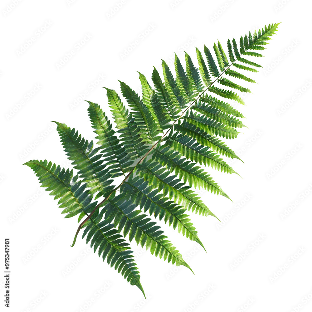 Fern Leaf on Black Background Fern Leaf on Black Background