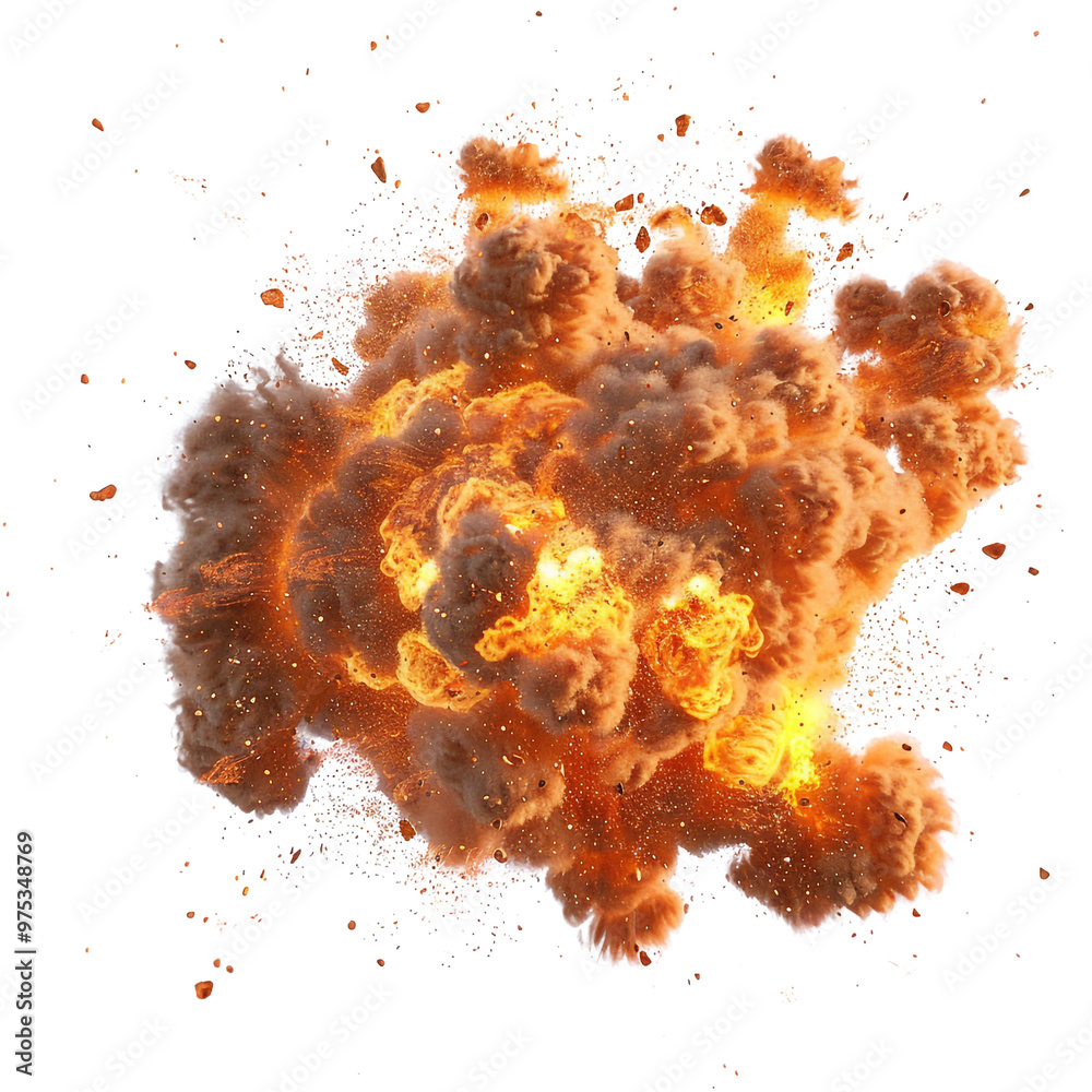 Explosive Smoke and Fire