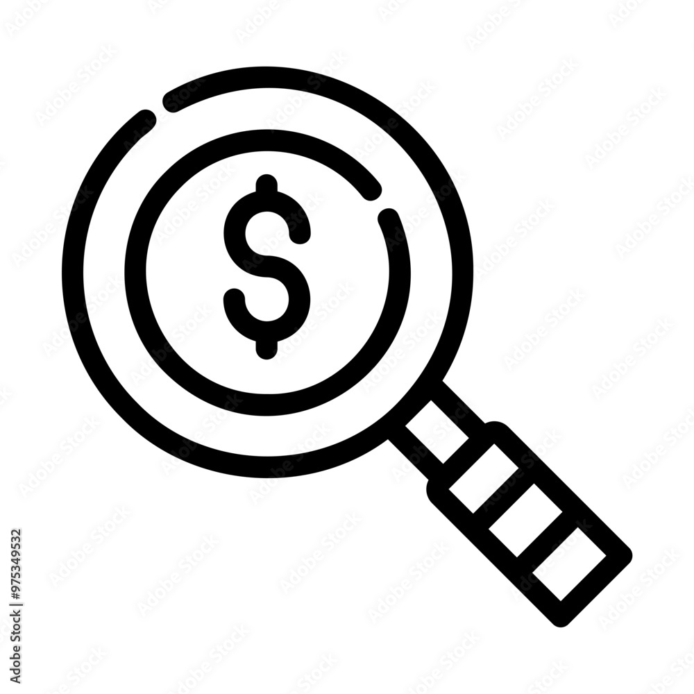 search money Line Icon search money Line Icon
