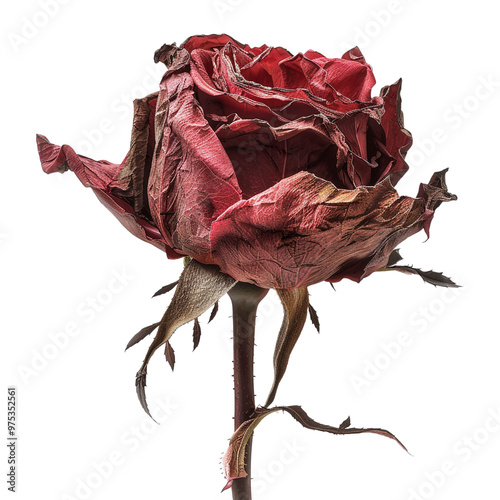 Dried Red Rose photo