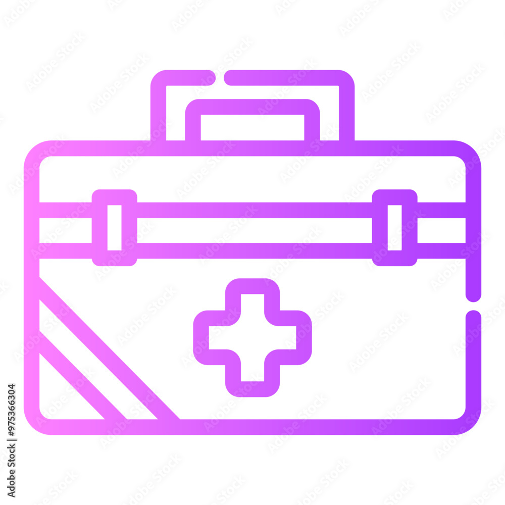 first aid kit Gradient icon first aid kit Gradient icon
