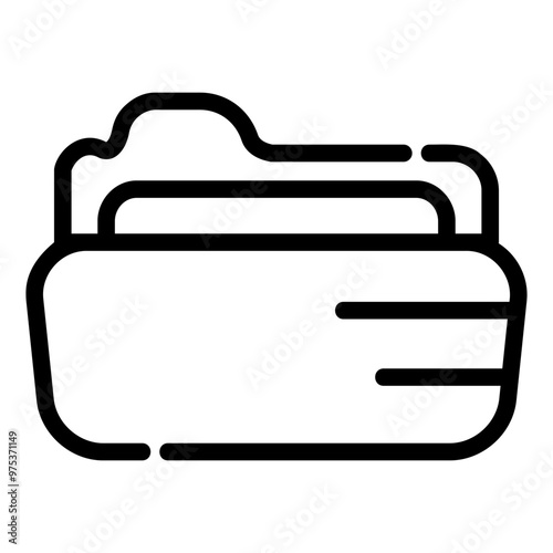 folders Line Icon