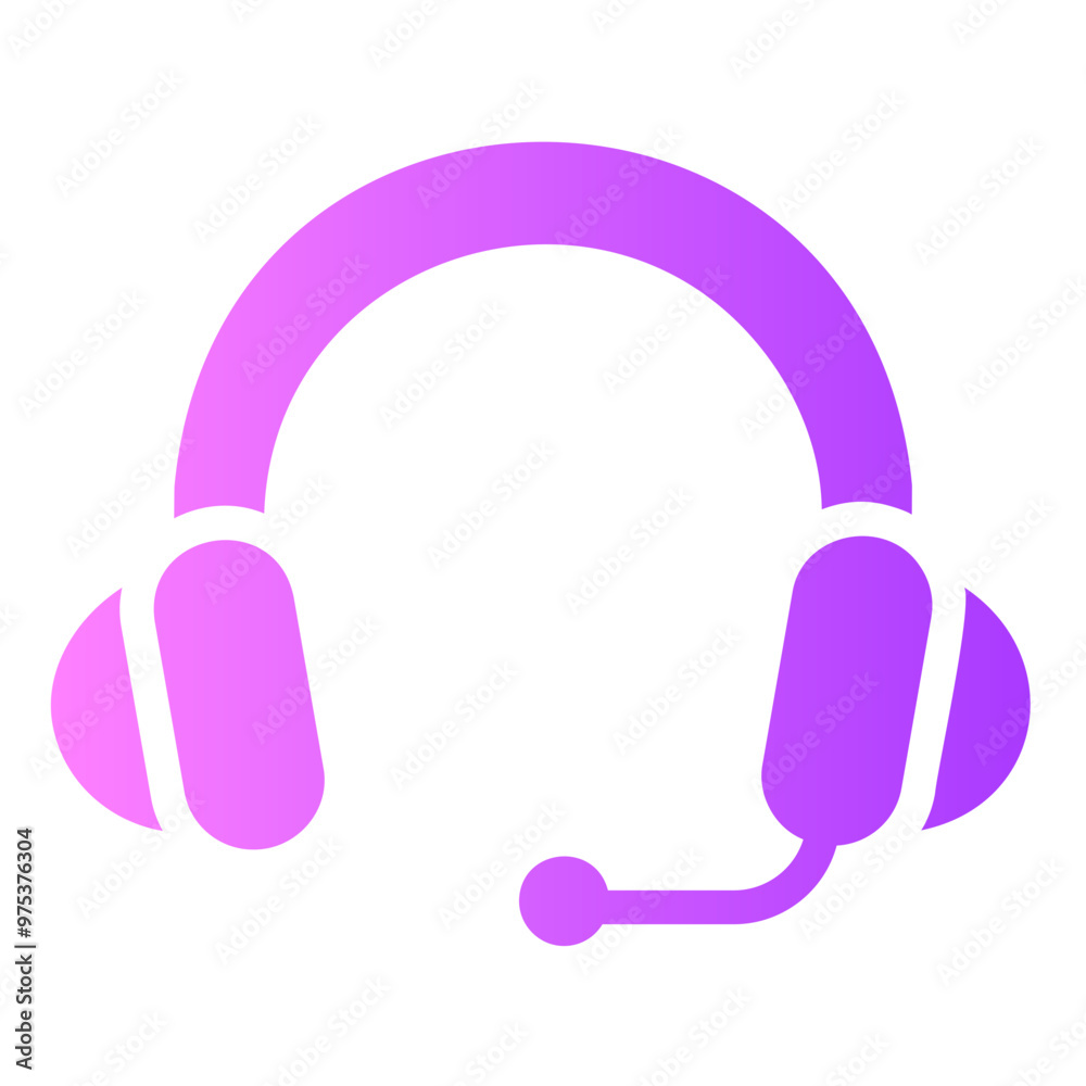 headphone Gradient icon headphone Gradient icon