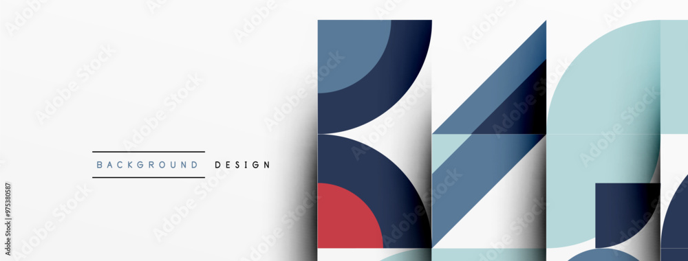 Geometric design abstract background - circles squares Geometric design abstract background - circles squares