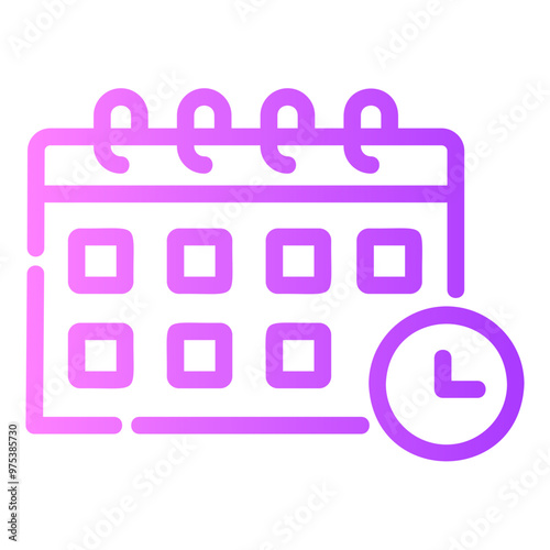 schedule Gradient icon