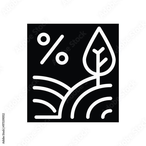 field tax solid icon vector design good for web or mobile app
