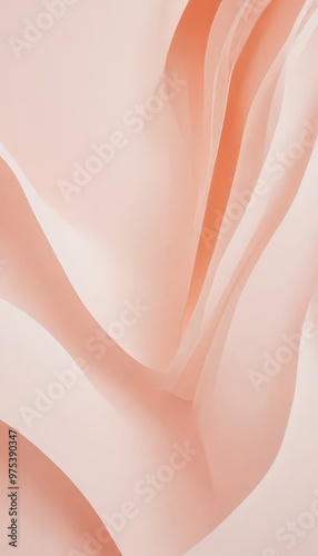 Abstract image of flowing, soft pink fabric with subtle shadows and highlights, creating a sense of movement and depth.