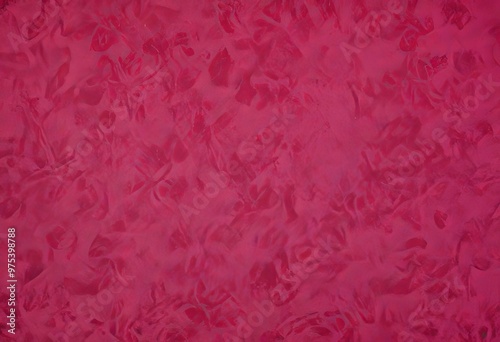 a close-up view of a textured pink fabric surface, with a subtle pattern of small, irregularly shaped dots or specks that create a sense of depth and complexity.