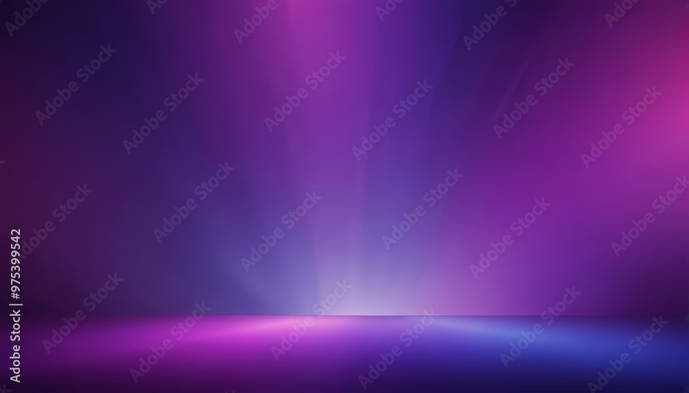 The image presents a gradient background transitioning from deep purple to lighter blue, with a central light source casting a bright, radiant beam of light. The image presents a gradient background transitioning from deep purple to lighter blue, with a central light source casting a bright, radiant beam of light.