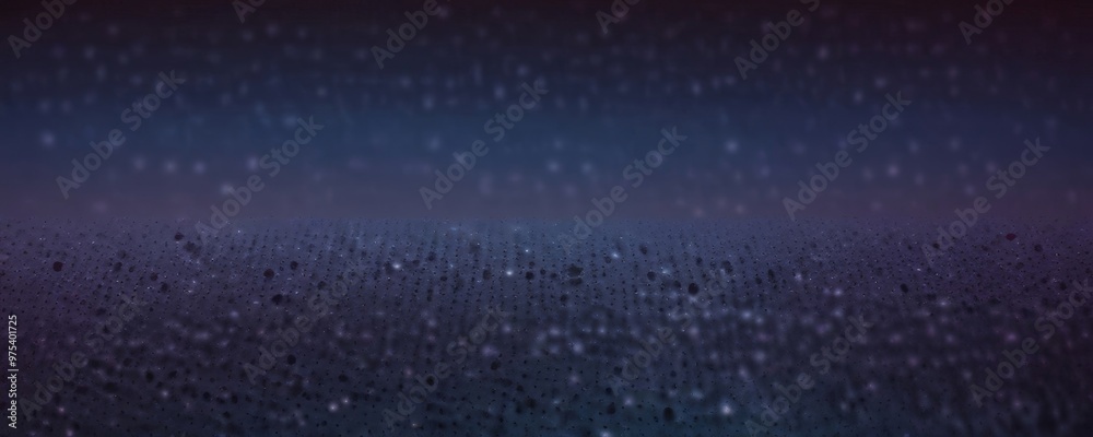 Obraz premium a blurred, abstract background with a gradient of blue and purple hues, resembling a night sky or a starry night.
