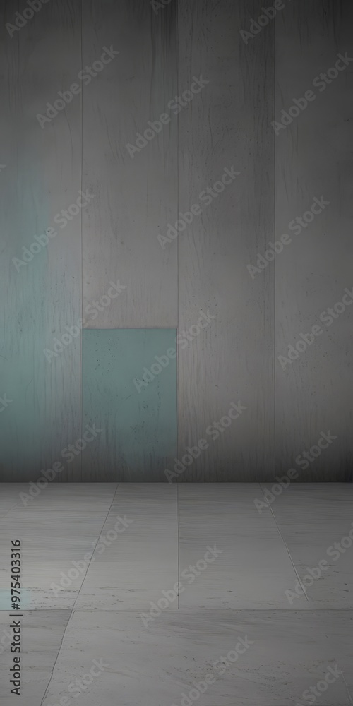 A minimalist image of a concrete wall with a single green square in the center, set against a dark background. A minimalist image of a concrete wall with a single green square in the center, set against a dark background.