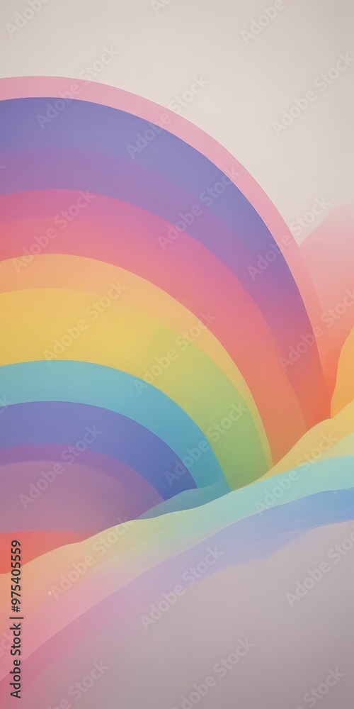 a vibrant, abstract representation of a rainbow, with the colors transitioning from pink to purple, blue, green, yellow, and orange, creating a visually striking and a vibrant, abstract representation of a rainbow, with the colors transitioning from pink to purple, blue, green, yellow, and orange, creating a visually striking and