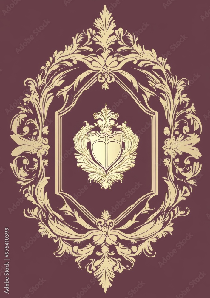 Gold Crest Frame. Gold Crest Frame.
